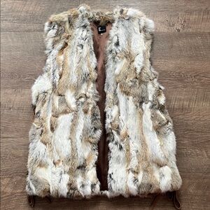 Love Token Rabbit Fur Vest
